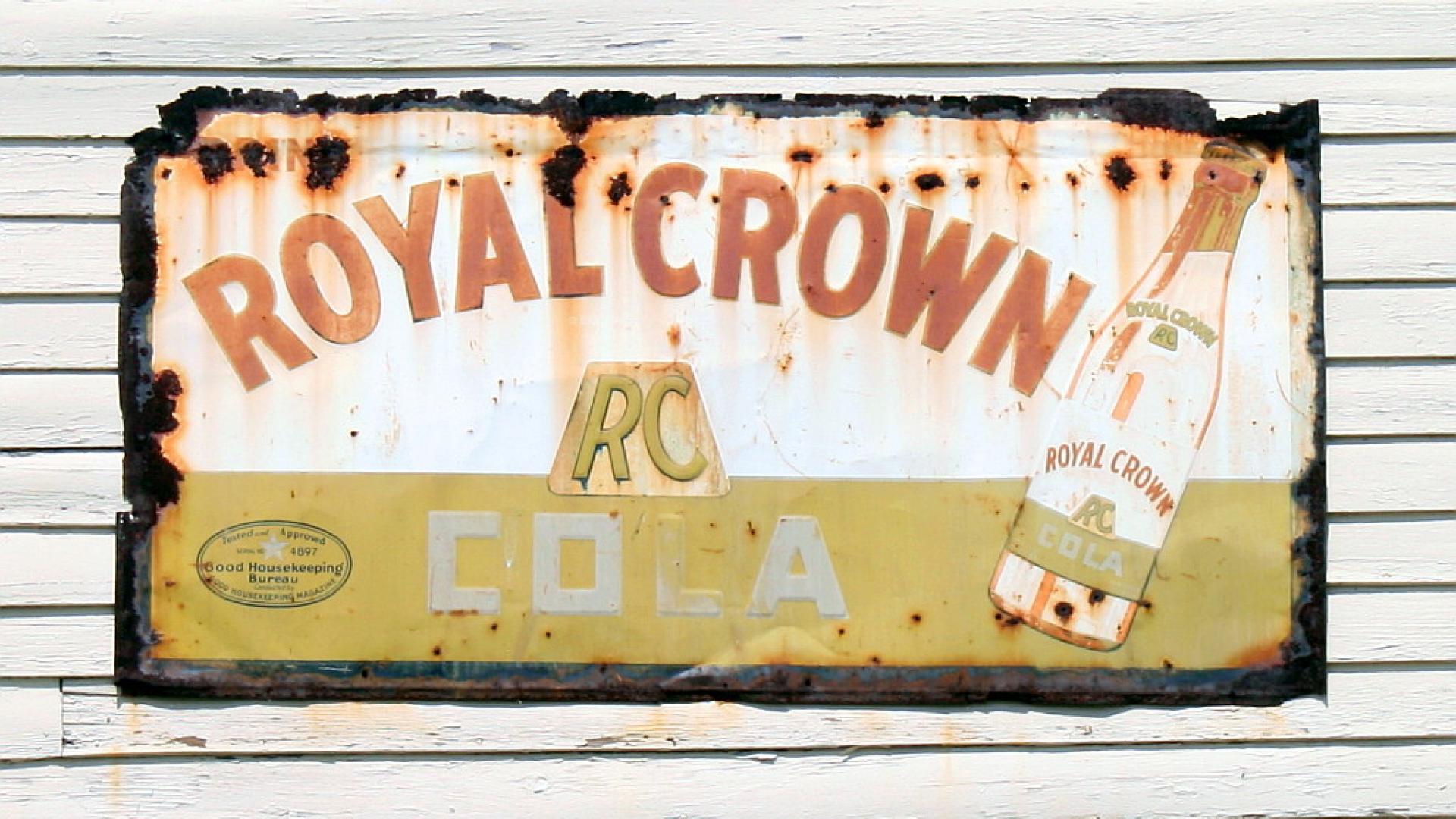Photo of yesteryear branding - a painted sign 